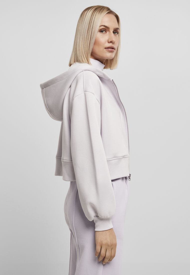 Ladies Short Oversized Zip Jacket - Naisten Takit - TTUTB4766 - 517