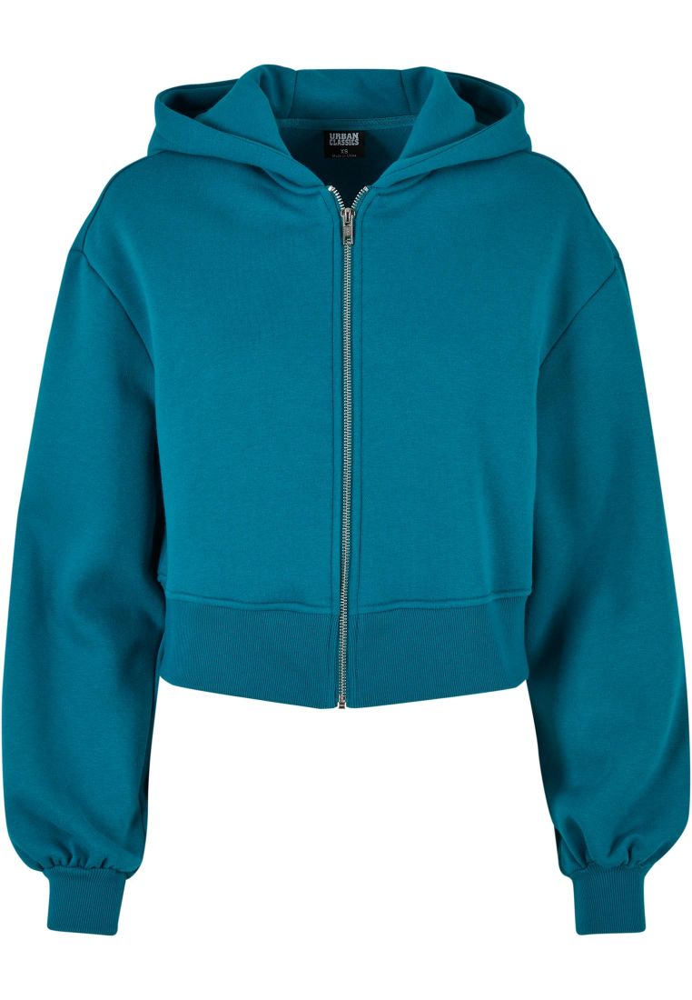 Ladies Short Oversized Zip Jacket - Naisten Takit - TTUTB4766 - 1389