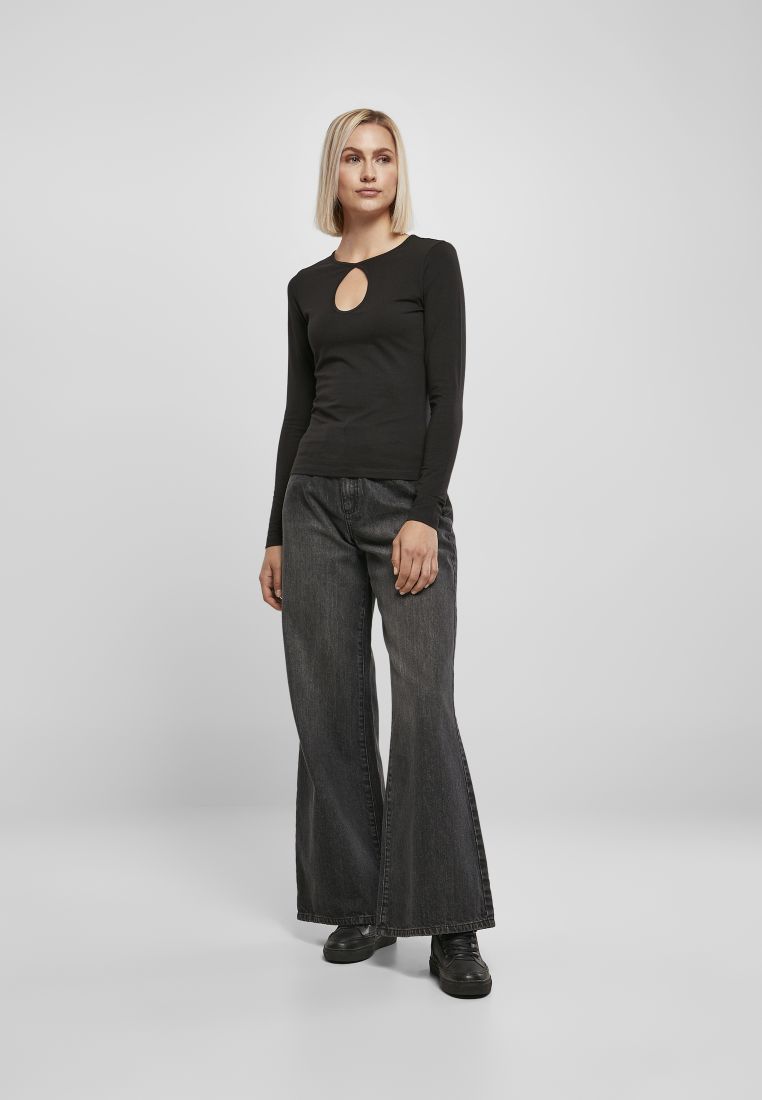 Ladies Organic Keyhole Longsleeve - Naisten  Colleget ja Collegetakit - TTUTB4768 - 38