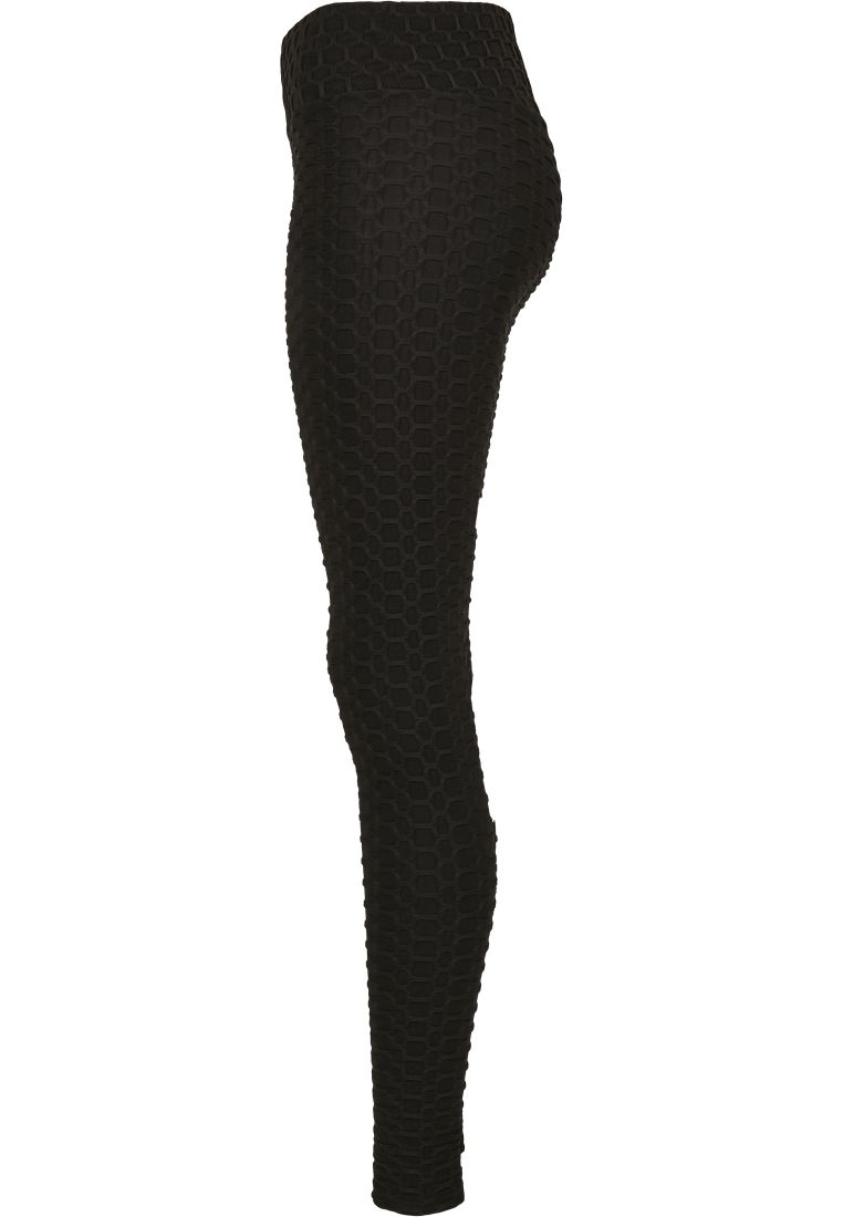 Ladies High Waist Honeycomb Leggings - Ladies Leggins - TTUTB4772 - 640
