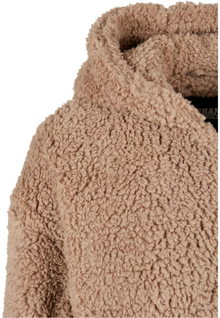 Ladies Short Oversized Sherpa Jacket - Naisten Takit - TTUTB4773 - 312