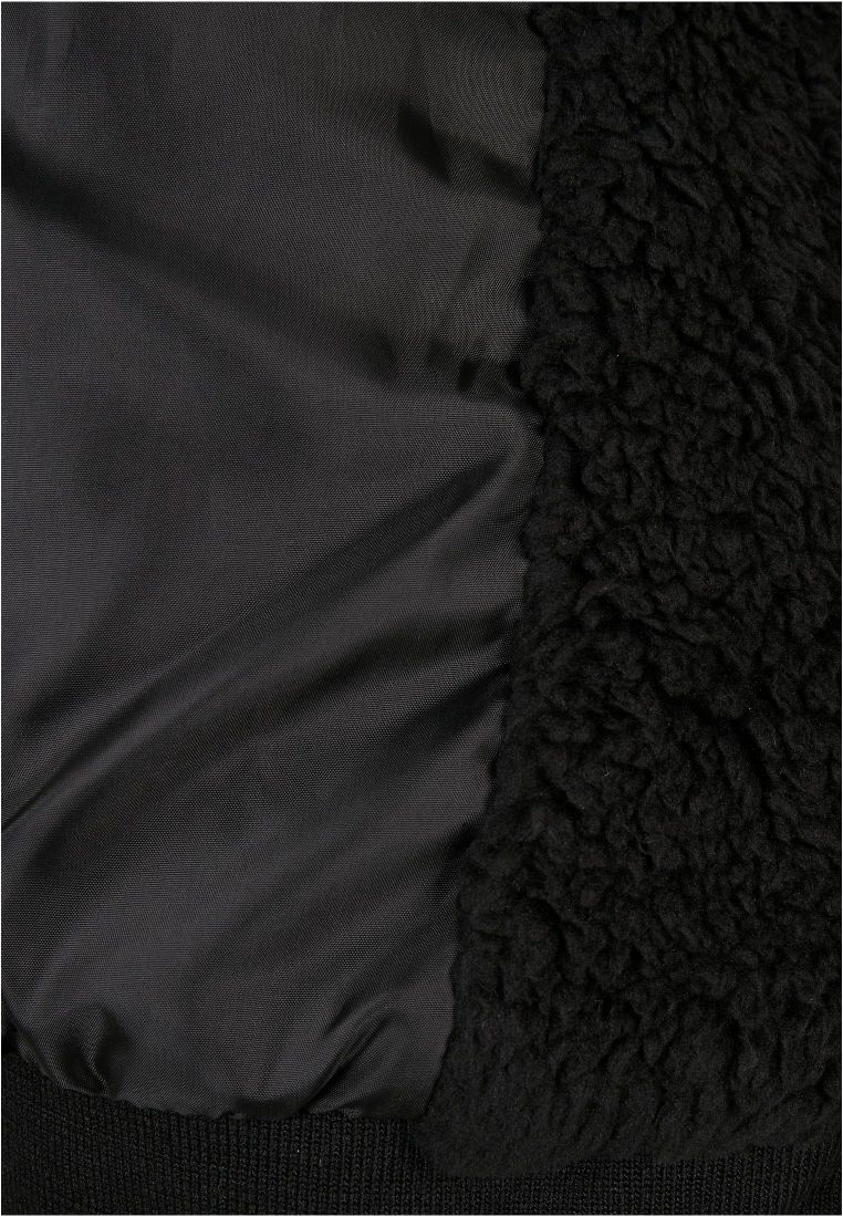 Ladies Short Oversized Sherpa Jacket - Naisten Takit - TTUTB4773 - 43