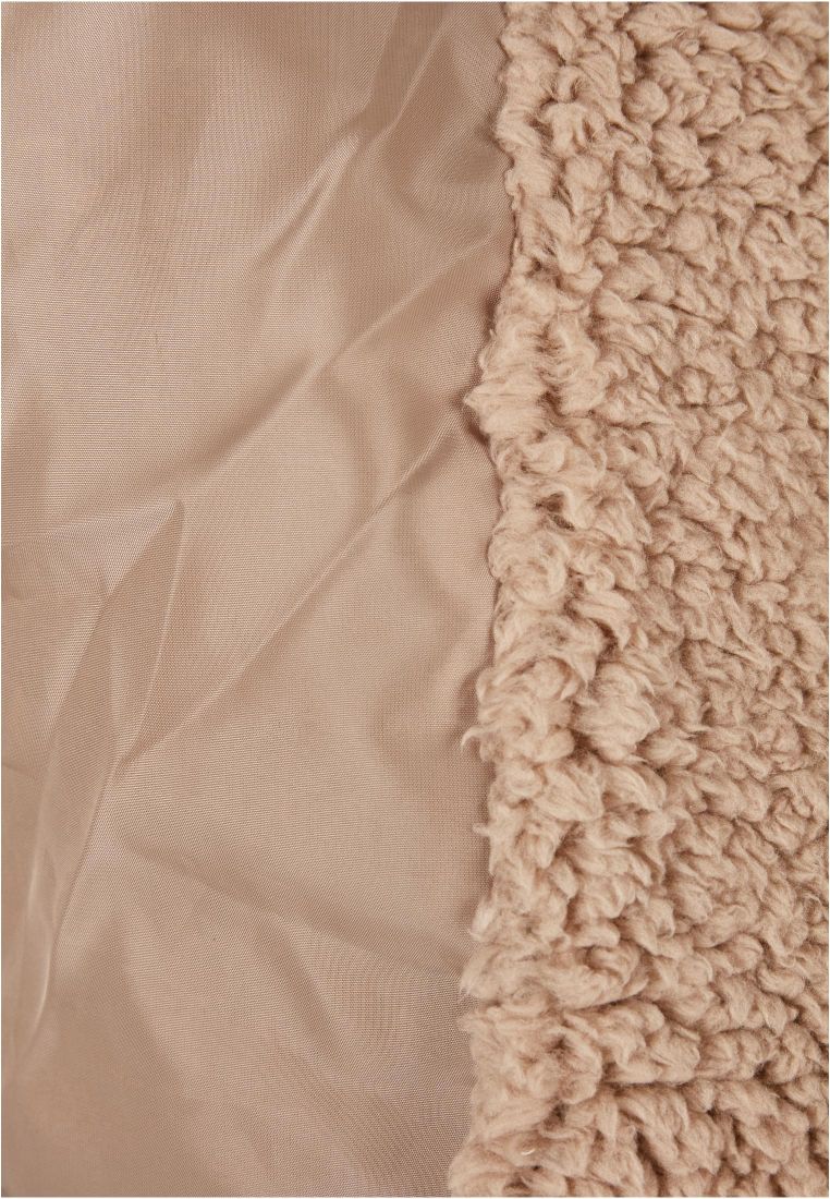 Ladies Short Oversized Sherpa Jacket - Naisten Takit - TTUTB4773 - 313