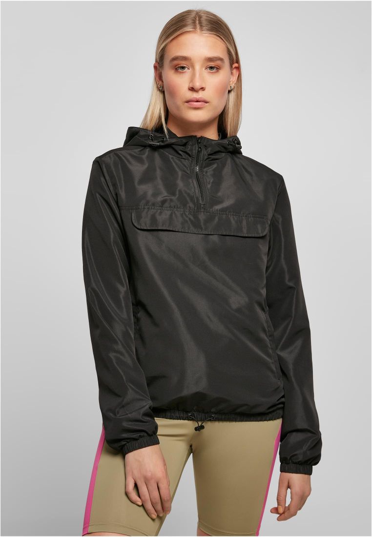 Ladies Recycled Basic Pull Over Jacket -  - TTUTB4775 - 1