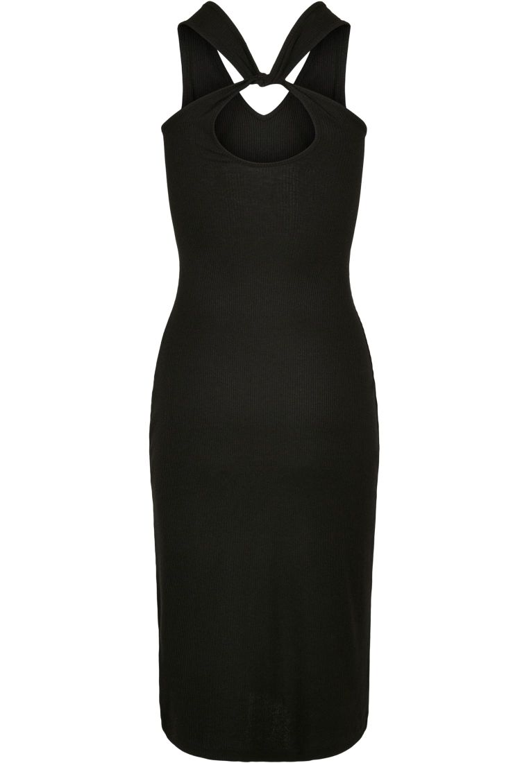 Ladies Midi Sleeveless Rib Dress -  - TTUTB4782 - 9