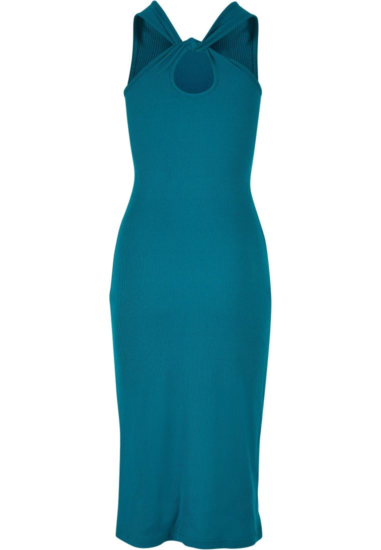 Ladies Midi Sleeveless Rib Dress -  - TTUTB4782 - 580