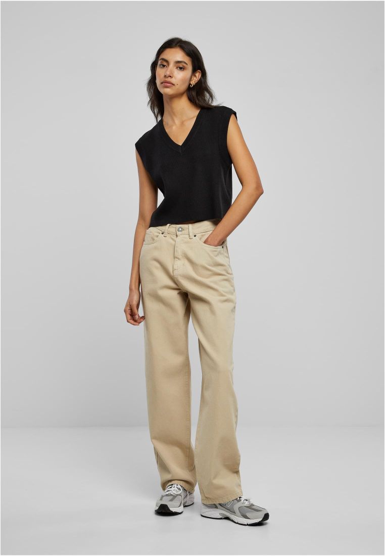 Ladies Short Knittd Slip On - Ladies Vest - TTUTB4787 - 7