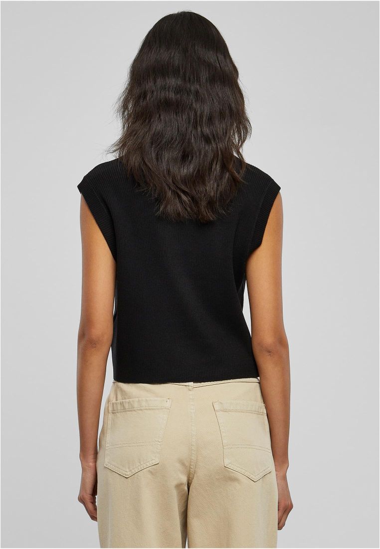 Ladies Short Knittd Slip On - Ladies Vest - TTUTB4787 - 5