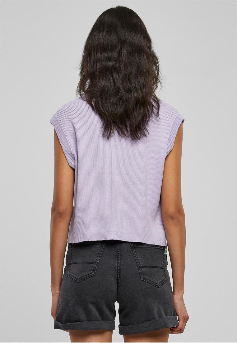 Ladies Short Knittd Slip On - Ladies Vest - TTUTB4787 - 306