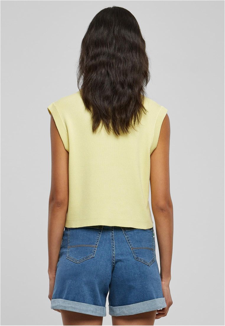 Ladies Short Knittd Slip On - Ladies Vest - TTUTB4787 - 576