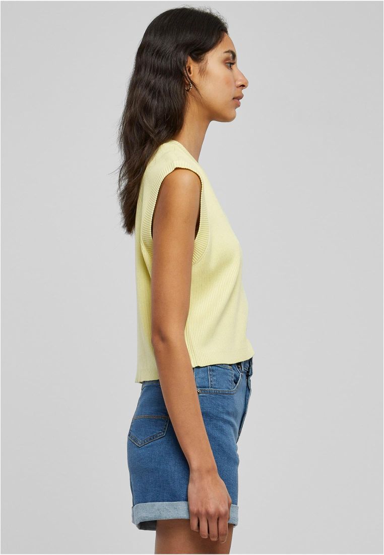 Ladies Short Knittd Slip On - Ladies Vest - TTUTB4787 - 577