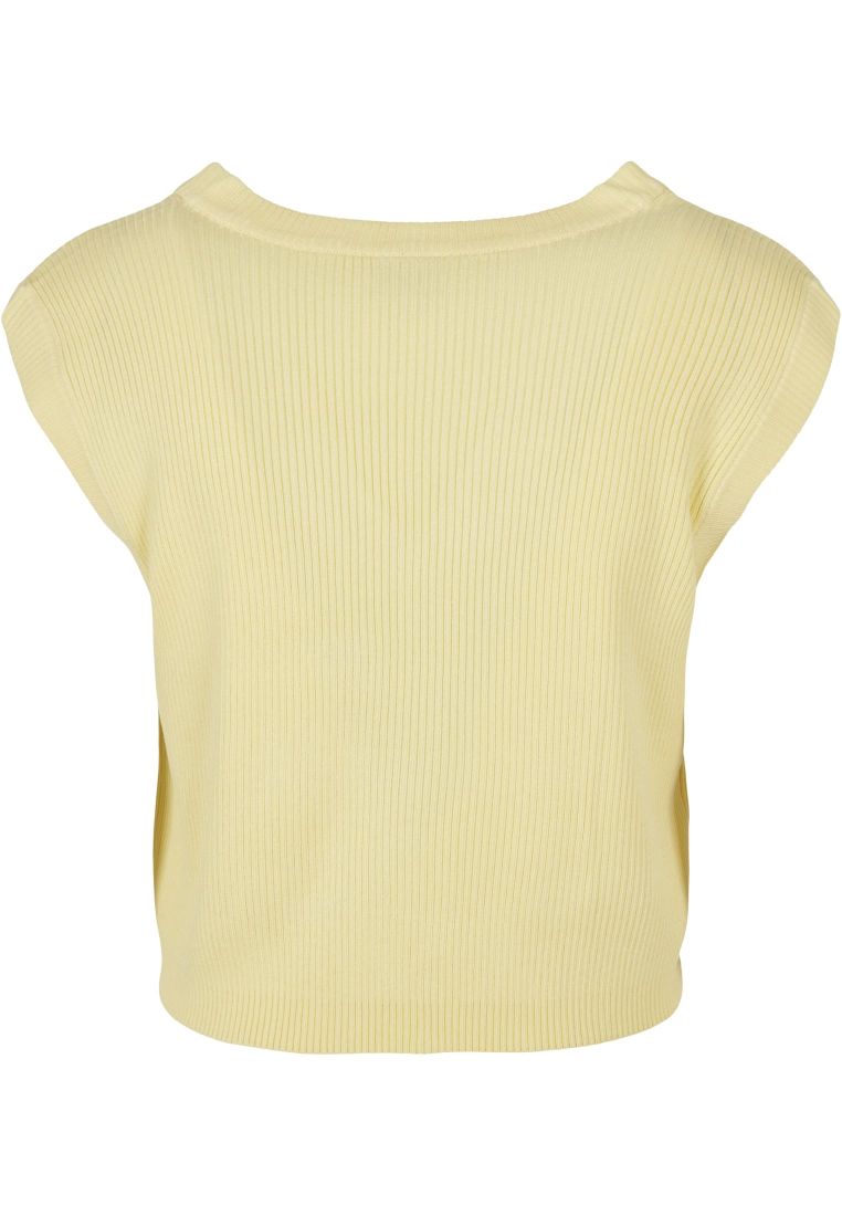 Ladies Short Knittd Slip On - Ladies Vest - TTUTB4787 - 580