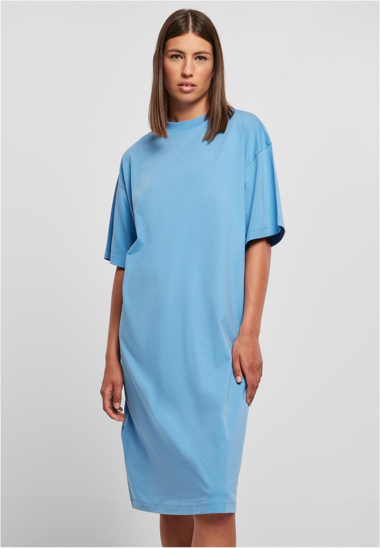 Ladies Organic Long Oversized Tee Dress - Ladies Shorts, Skirts and Dresses - TTUTB4792 - 841