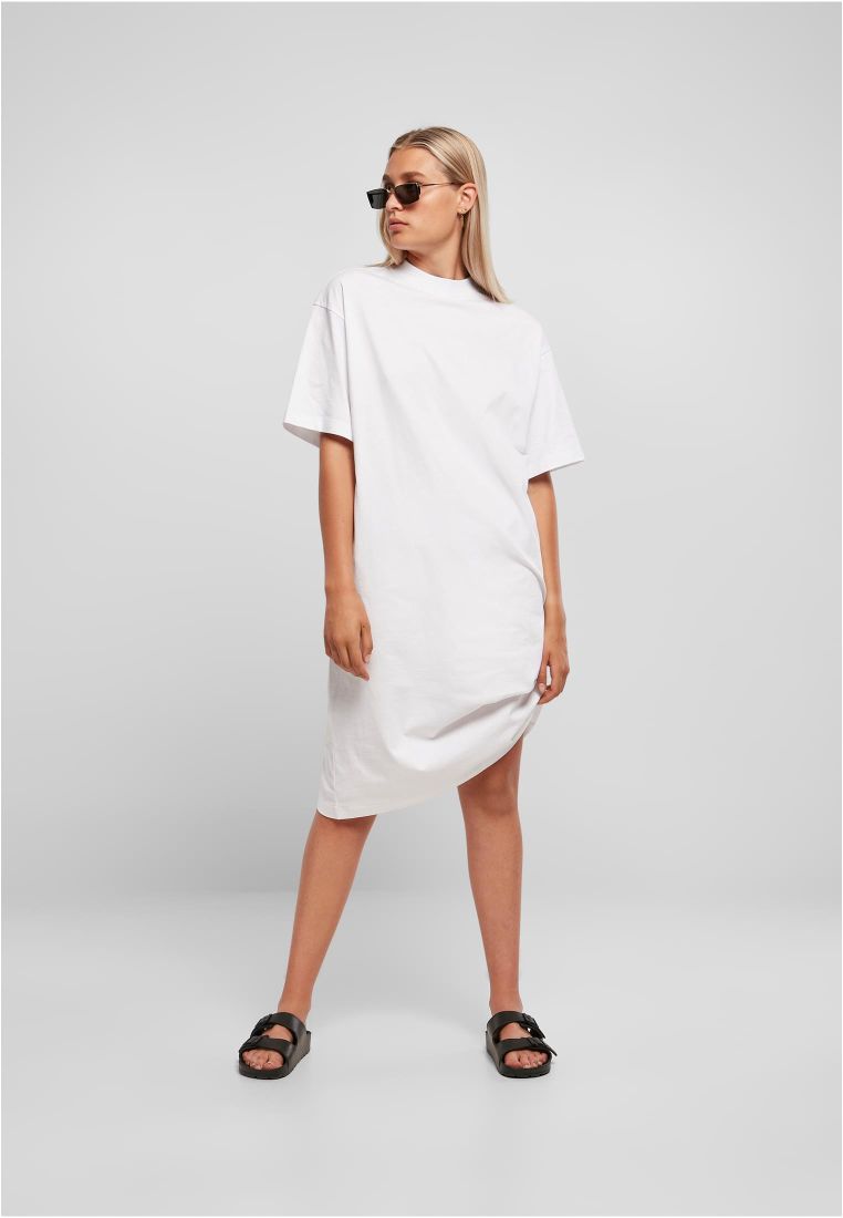Ladies Organic Long Oversized Tee Dress - Ladies Shorts, Skirts and Dresses - TTUTB4792 - 308