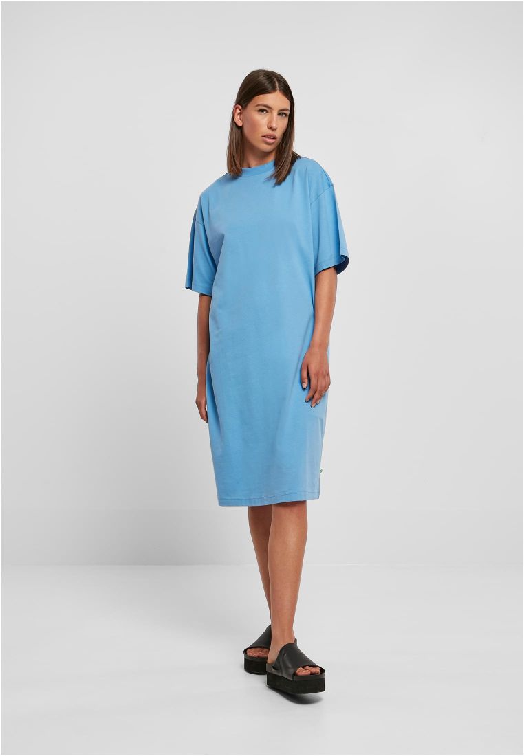 Ladies Organic Long Oversized Tee Dress - Ladies Shorts, Skirts and Dresses - TTUTB4792 - 848