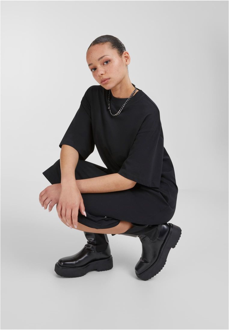 Ladies Organic Long Oversized Tee Dress - Ladies Shorts, Skirts and Dresses - TTUTB4792 - 8