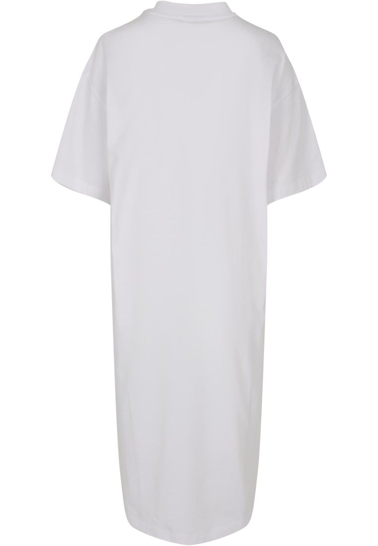 Ladies Organic Long Oversized Tee Dress - Ladies Shorts, Skirts and Dresses - TTUTB4792 - 310