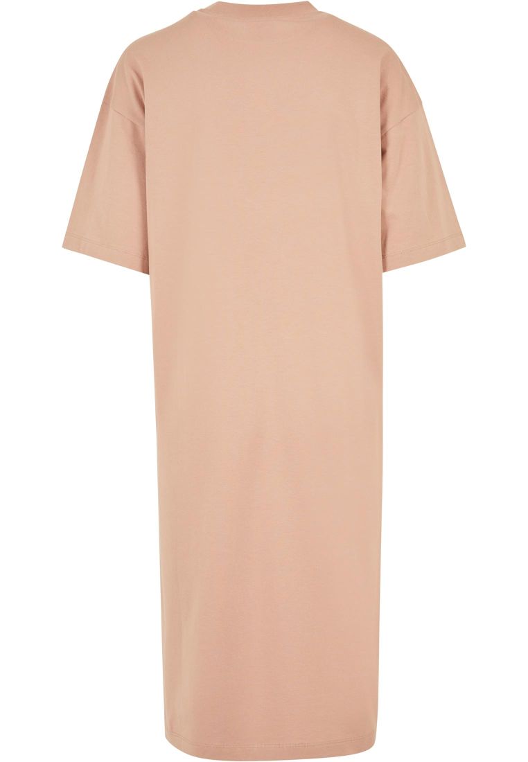 Ladies Organic Long Oversized Tee Dress - Ladies Shorts, Skirts and Dresses - TTUTB4792 - 580