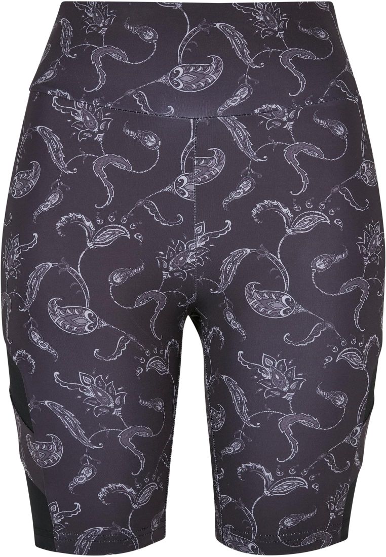 Ladies High Waist Tech Mesh AOP Cycle Sh - Ladies Leggins - TTUTB4794 - 579