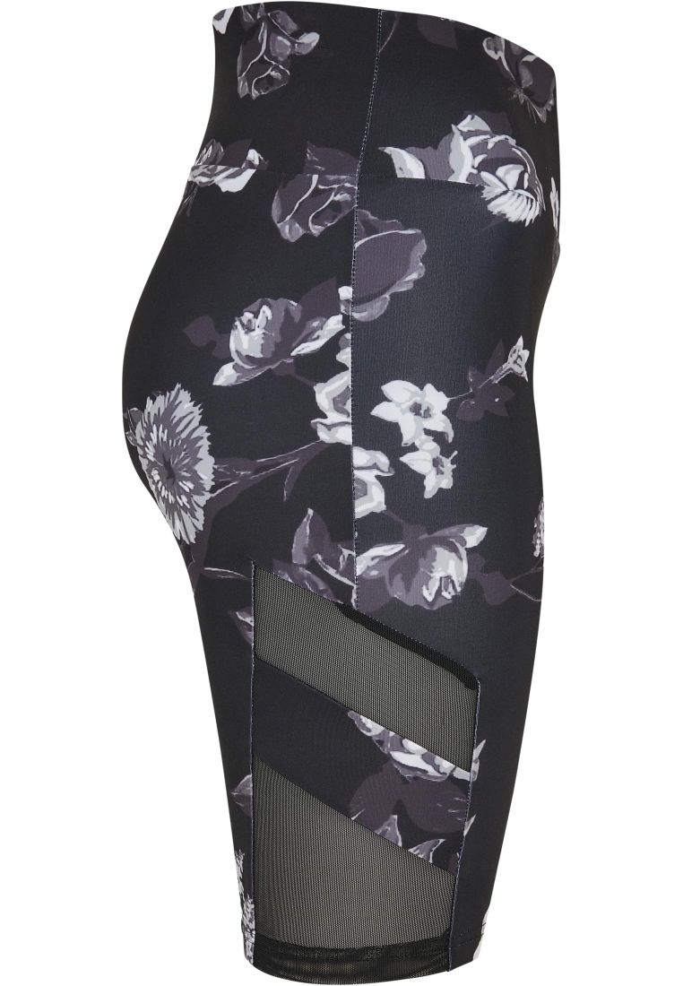 Ladies High Waist Tech Mesh AOP Cycle Sh - Ladies Leggins - TTUTB4794 - 11