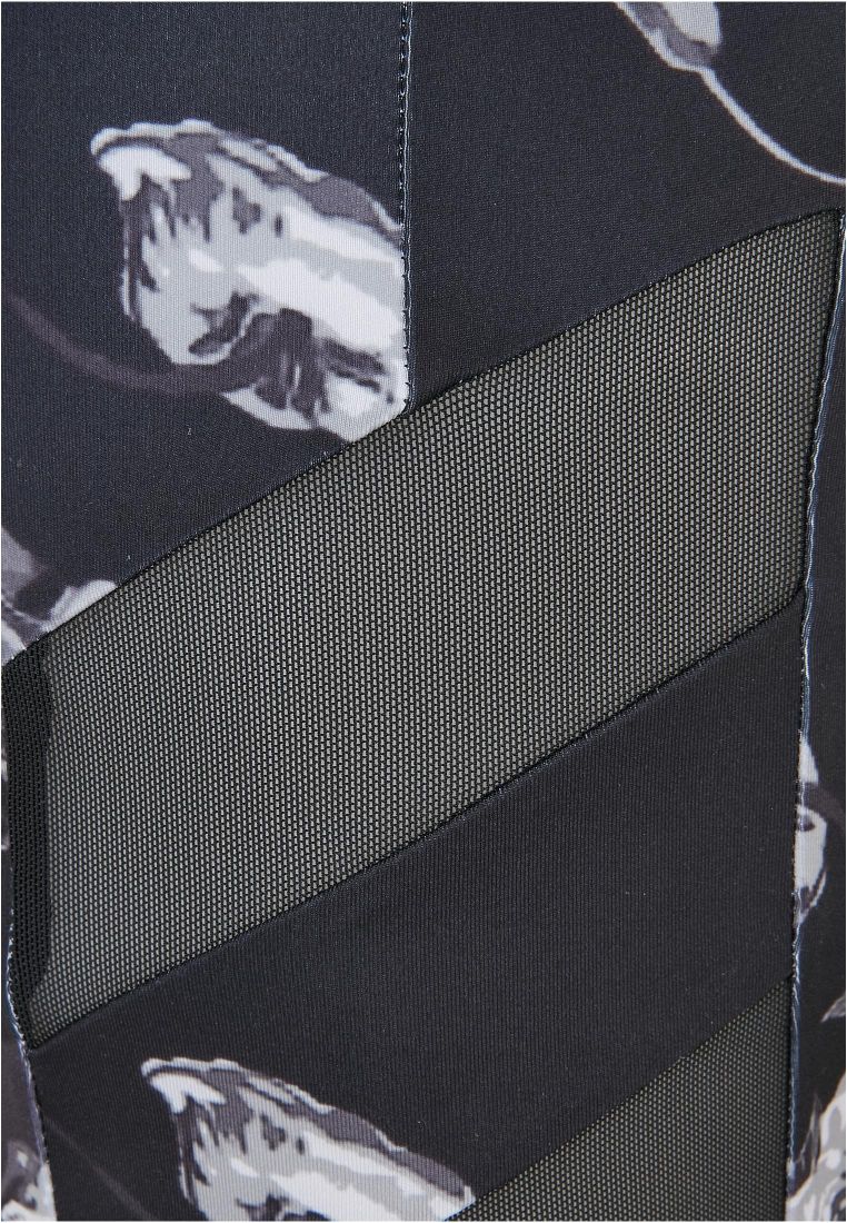 Ladies High Waist Tech Mesh AOP Cycle Sh - Ladies Leggins - TTUTB4794 - 12