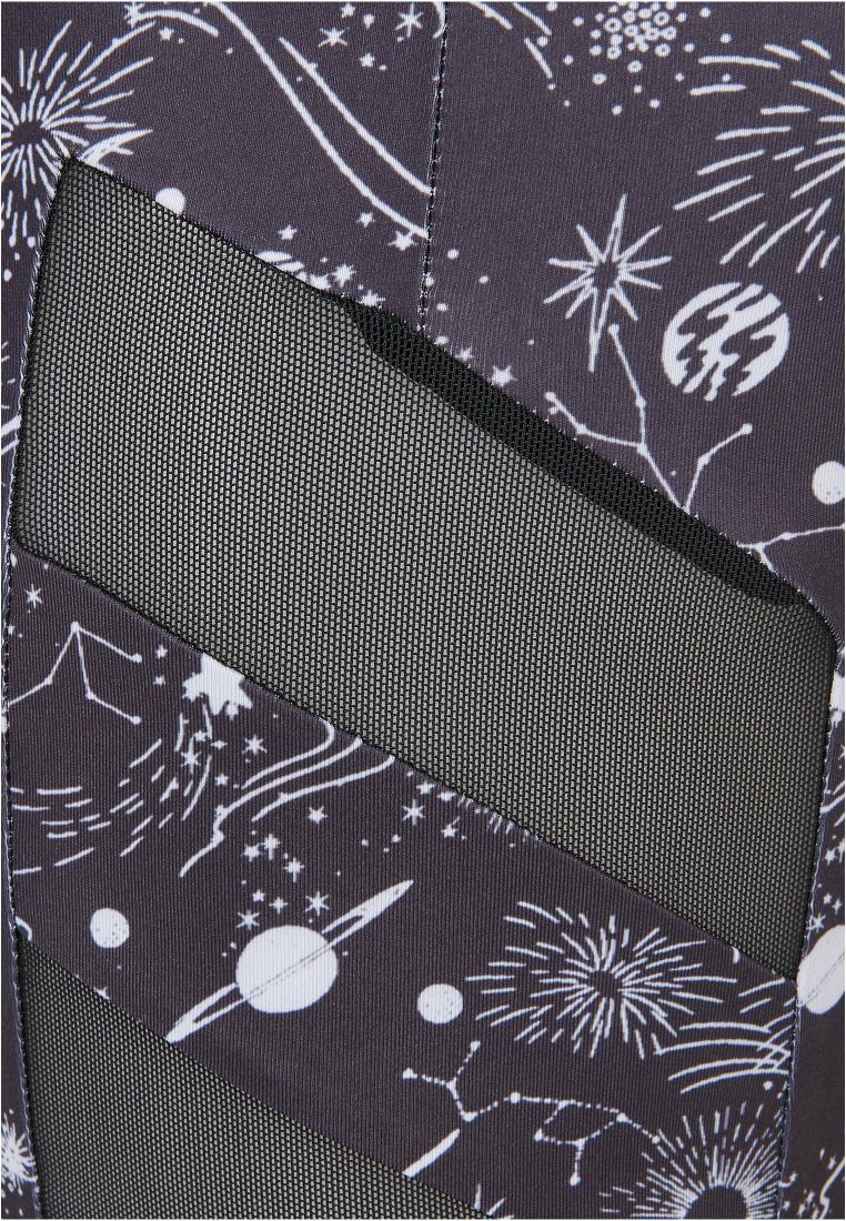 Ladies High Waist Tech Mesh AOP Cycle Sh - Ladies Leggins - TTUTB4794 - 313