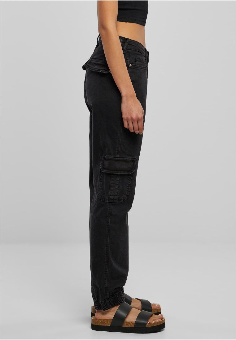 Ladies Organic Stretch Denim Cargo Pants -  - TTUTB4797 - 37