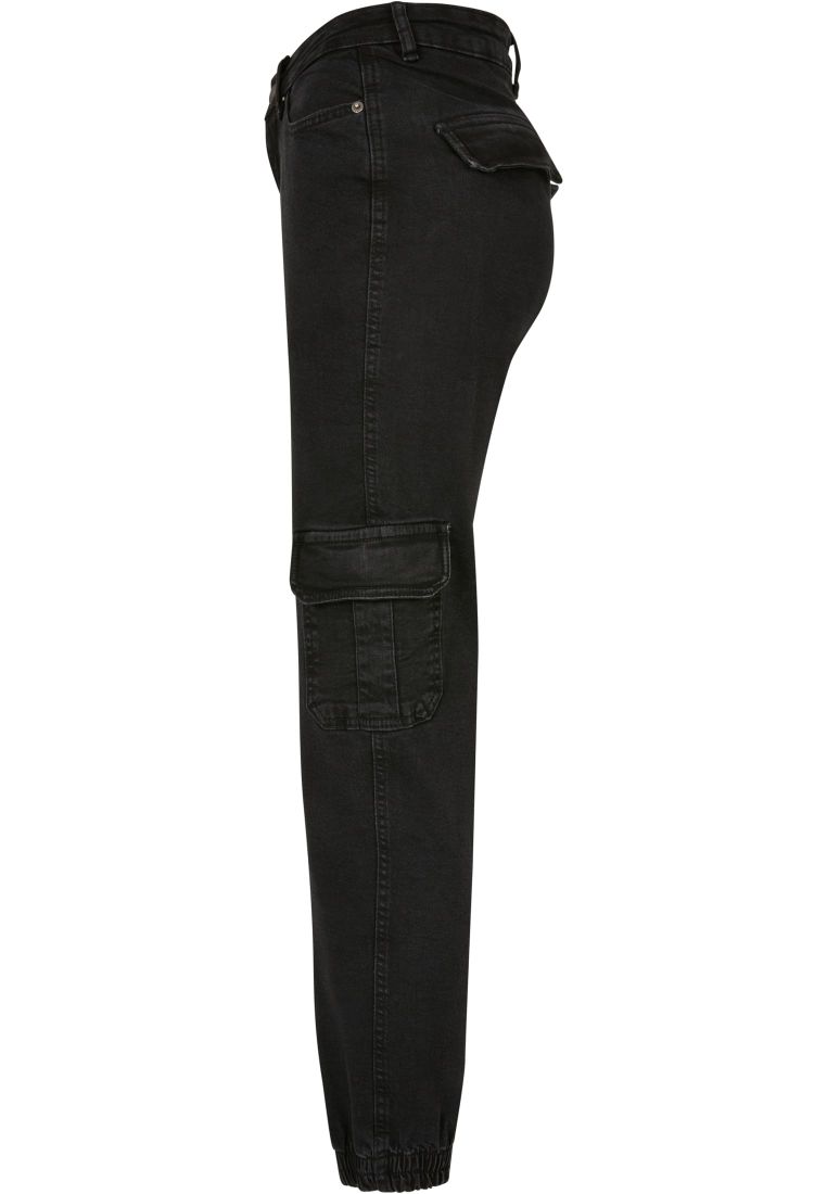 Ladies Organic Stretch Denim Cargo Pants -  - TTUTB4797 - 40
