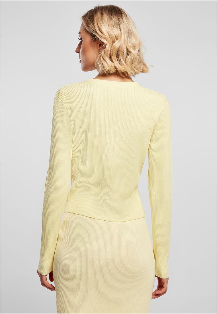 Ladies Short Rib Knit Cardigan - - TTUTB4806 - 846