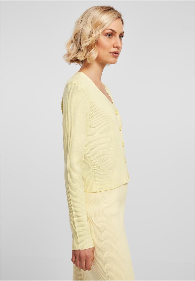 Ladies Short Rib Knit Cardigan - - TTUTB4806 - 847