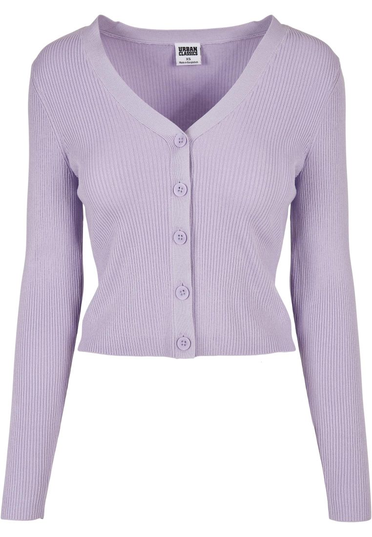Ladies Short Rib Knit Cardigan - - TTUTB4806 - 8
