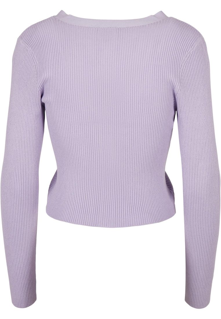 Ladies Short Rib Knit Cardigan - - TTUTB4806 - 9