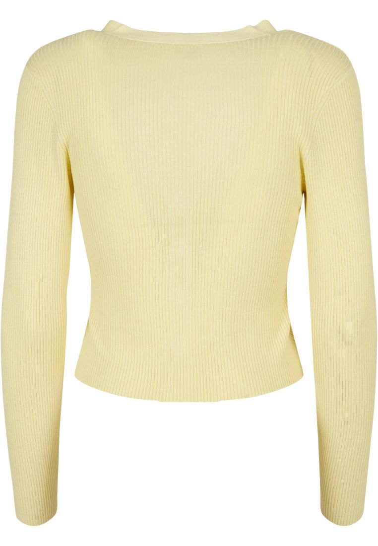 Ladies Short Rib Knit Cardigan - - TTUTB4806 - 850