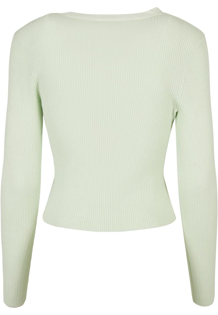 Ladies Short Rib Knit Cardigan - - TTUTB4806 - 1120