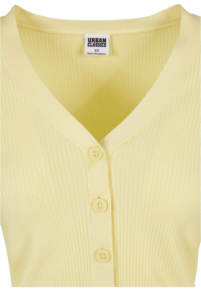 Ladies Short Rib Knit Cardigan - - TTUTB4806 - 851