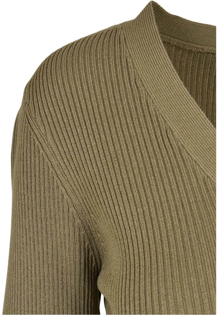 Ladies Short Rib Knit Cardigan - - TTUTB4806 - 582