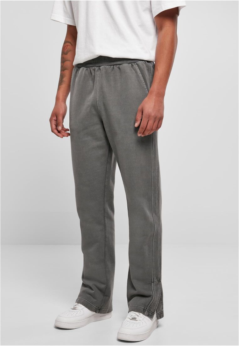 Heavy Terry Garment Dye Slit Sweatpants - Mens Pants - TTUTB4957 - 1