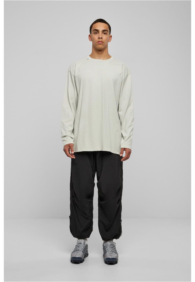 Oversized Distressed Longsleeve - Miesten Collegepaidat - TTUTB4968 - 278