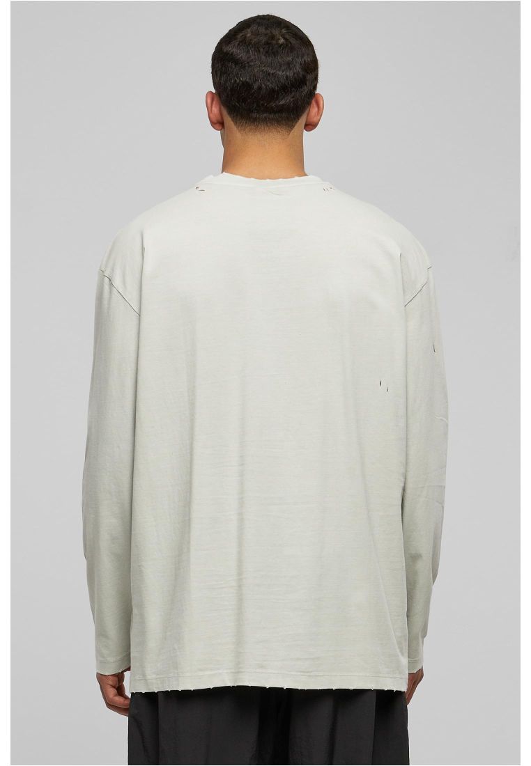 Oversized Distressed Longsleeve - Miesten Collegepaidat - TTUTB4968 - 276