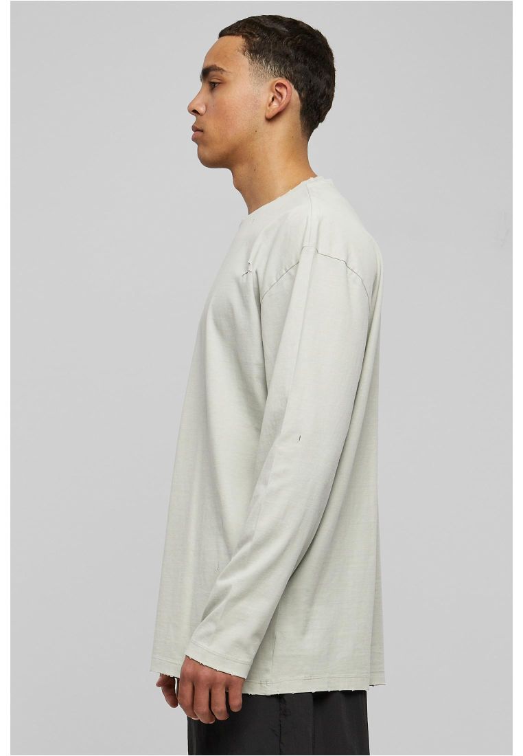 Oversized Distressed Longsleeve - Miesten Collegepaidat - TTUTB4968 - 275