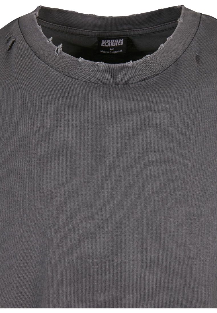 Oversized Distressed Longsleeve - Miesten Collegepaidat - TTUTB4968 - 10