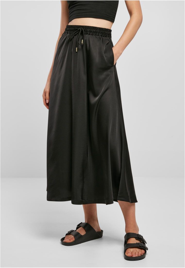 Ladies Satin Midi Skirt - Ladies Shorts, Skirts and Dresses - TTUTB5005 - 1