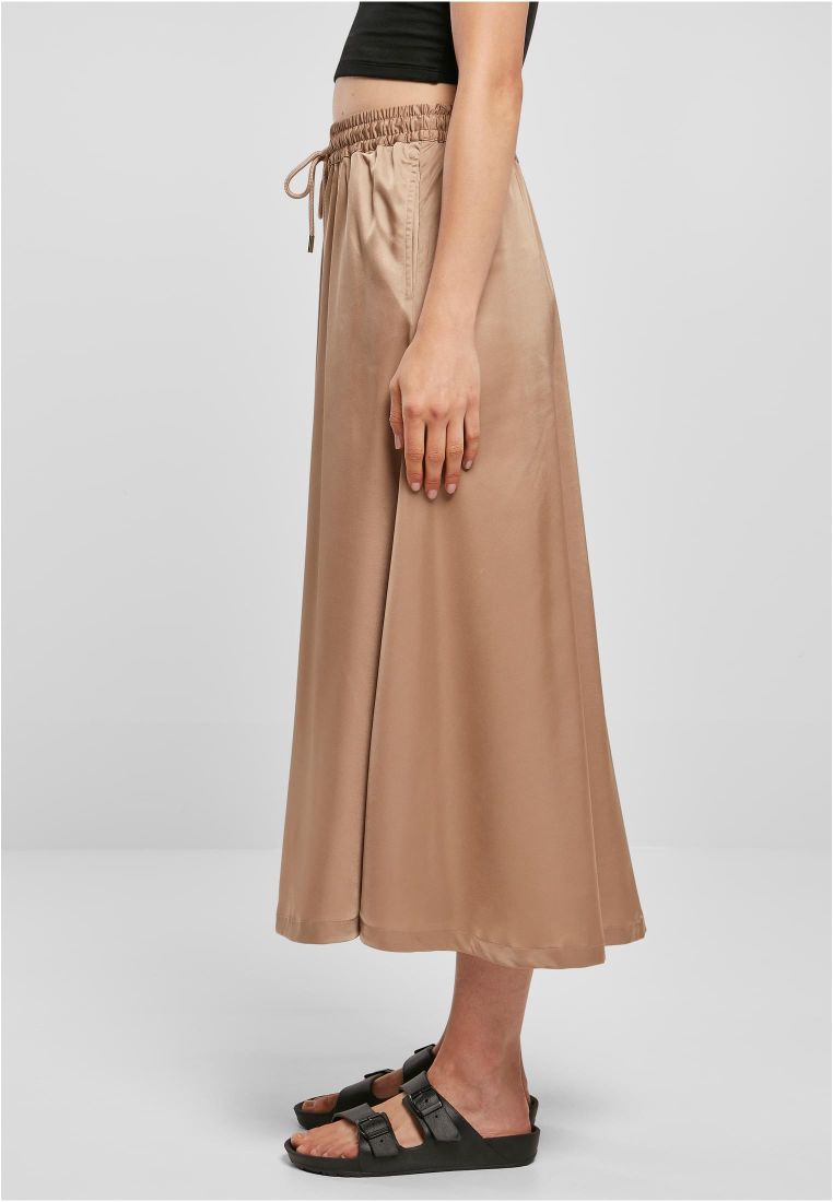 Ladies Satin Midi Skirt - Ladies Shorts, Skirts and Dresses - TTUTB5005 - 305