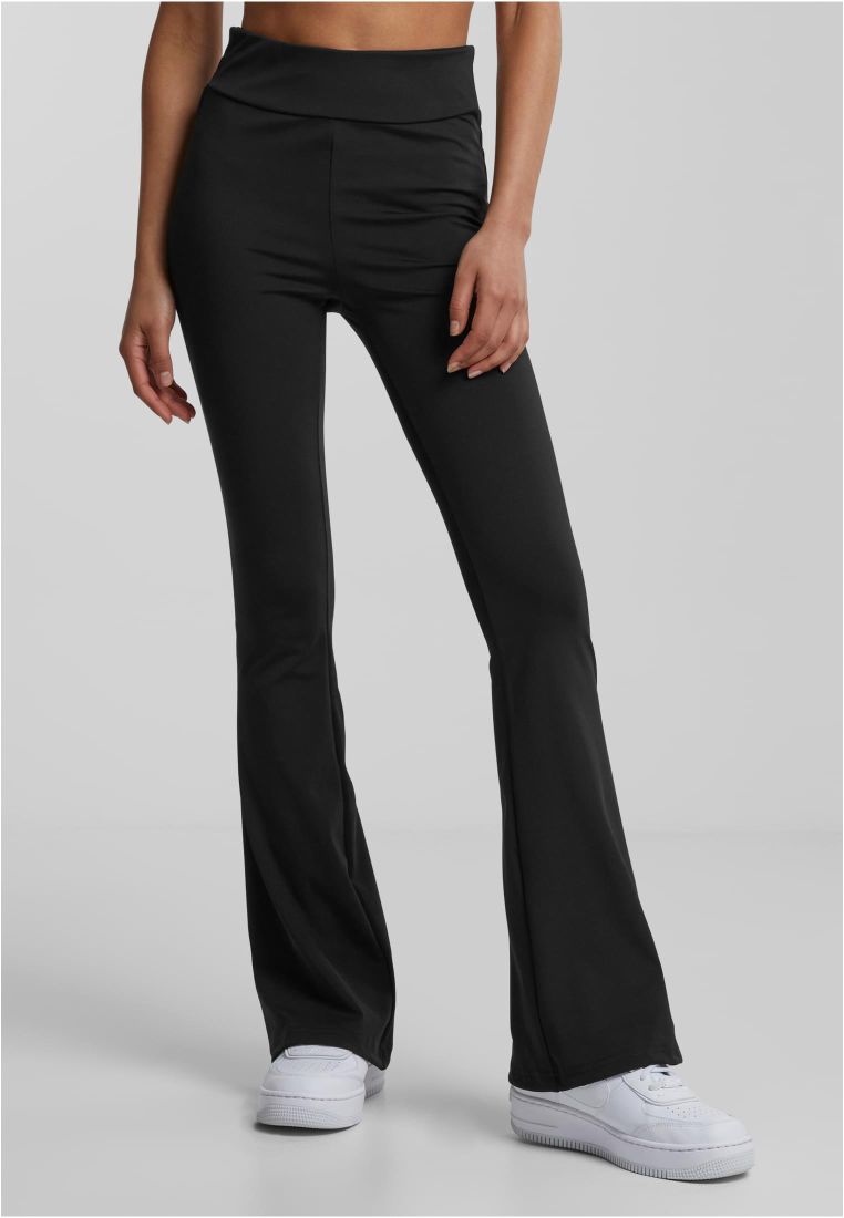 Ladies Recycled High Waist Flared Leggin - Ladies Leggins - TTUTB5020 - 1