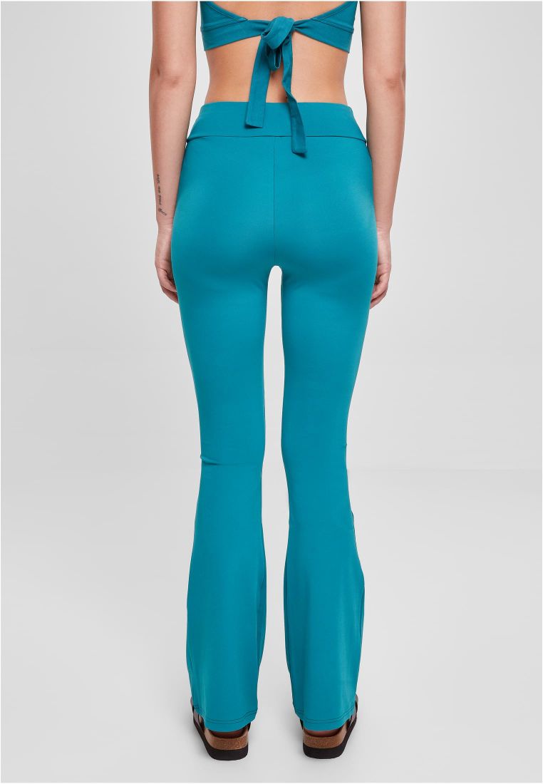 Ladies Recycled High Waist Flared Leggin - Ladies Leggins - TTUTB5020 - 606