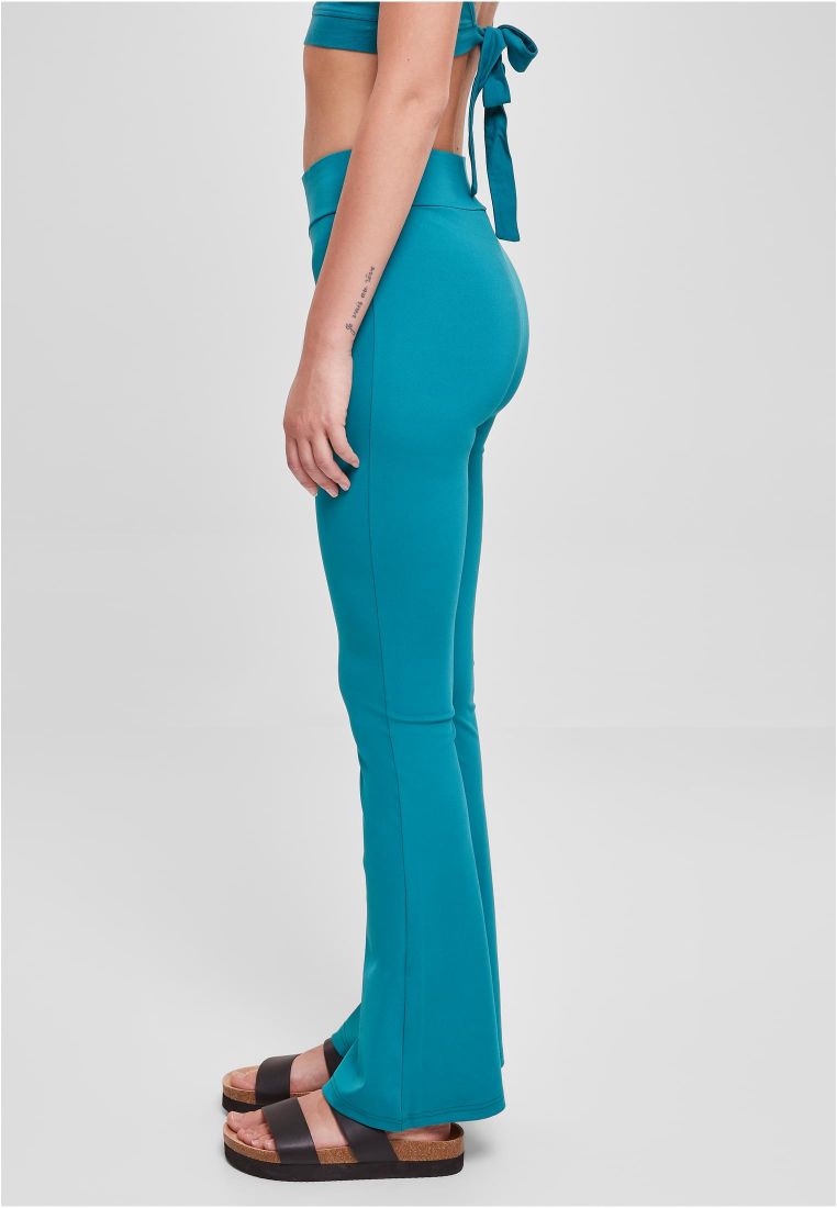 Ladies Recycled High Waist Flared Leggin - Ladies Leggins - TTUTB5020 - 575