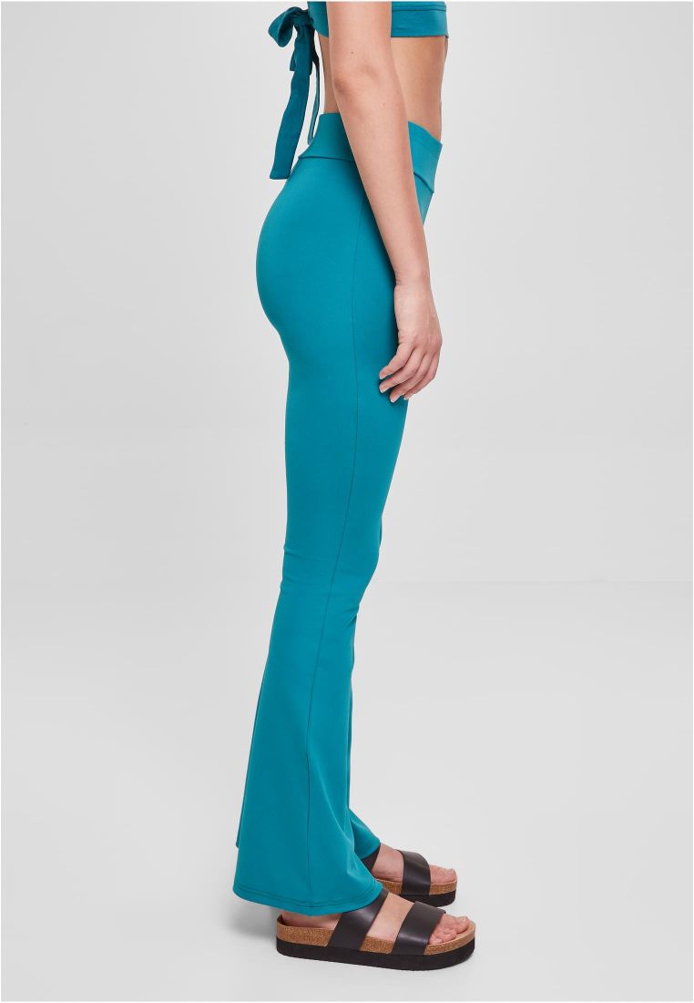 Ladies Recycled High Waist Flared Leggin - Ladies Leggins - TTUTB5020 - 576