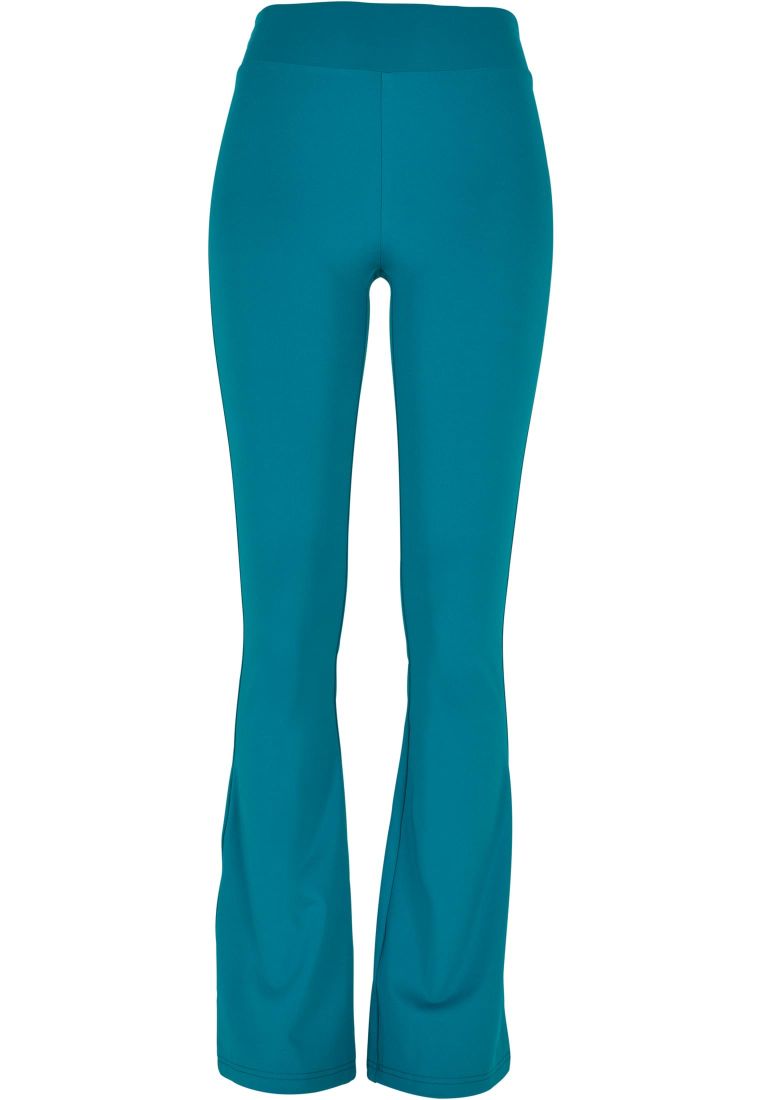 Ladies Recycled High Waist Flared Leggin - Ladies Leggins - TTUTB5020 - 578