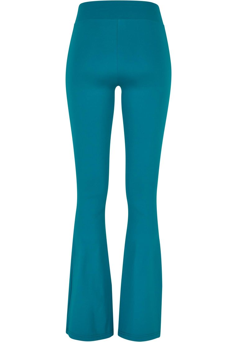 Ladies Recycled High Waist Flared Leggin - Ladies Leggins - TTUTB5020 - 609