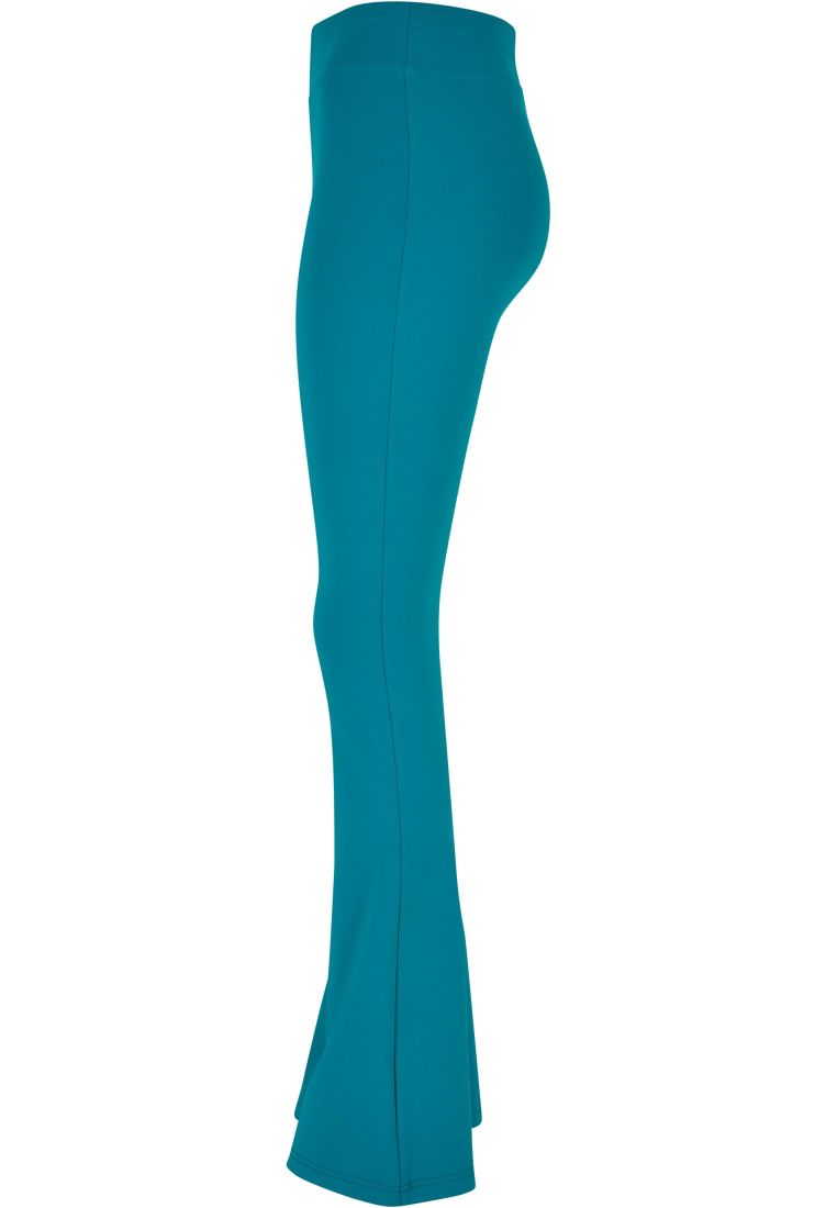 Ladies Recycled High Waist Flared Leggin - Ladies Leggins - TTUTB5020 - 579